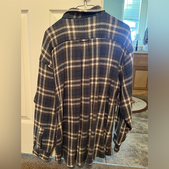 Reed & James Loafers Vintage soft plaid flannel button up - Picture 6 of 9